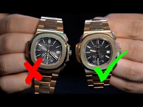 how to spot fake patek philippe watches